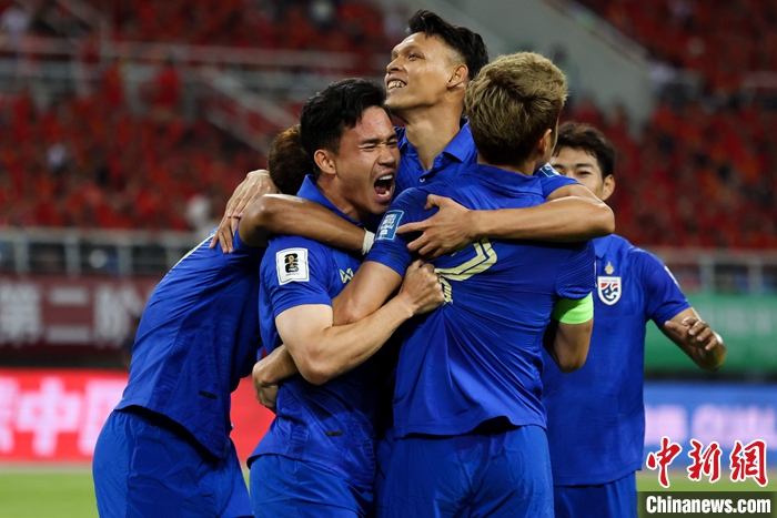 世预赛：国足主场1-1战平泰国，末轮客场对韩国